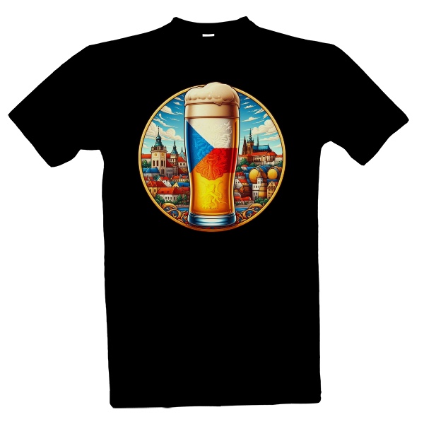 Tričko s potlačou České pivo ve městě