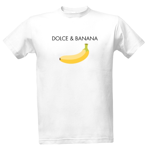 Tričko s potlačou Dolce & Banana logoo