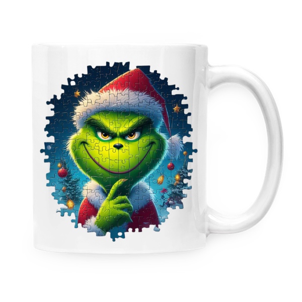 Grinch složený z puzzle 2