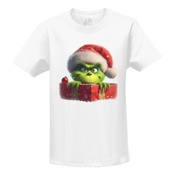 Grinch vykukuje z dárku 3