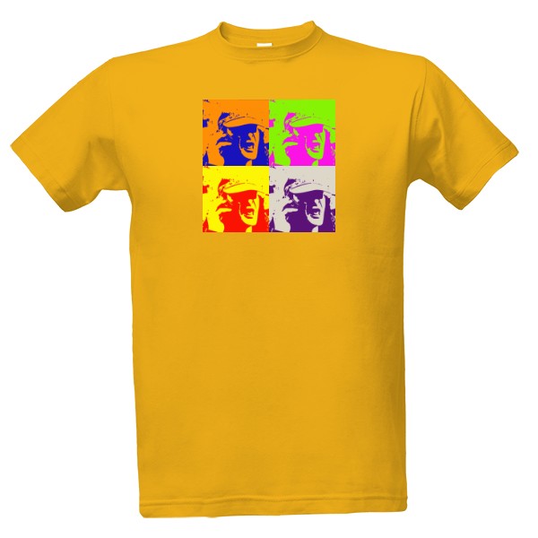 Tričko s potiskem Jirka Kára Pop Art