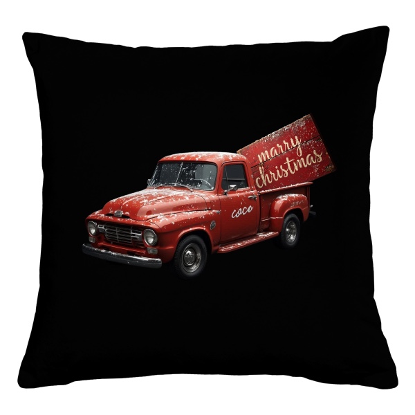 Polštář bavlněný  s potiskem Marry Christmas Coco 2
