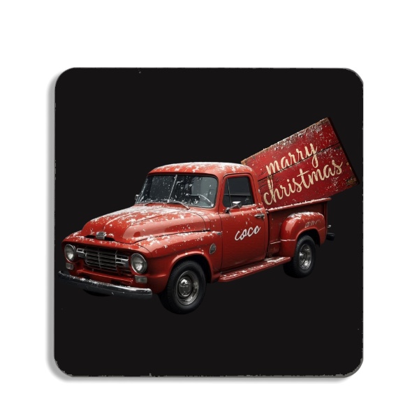 Podložka pod hrnček  s potlačou Mary Christmas coco