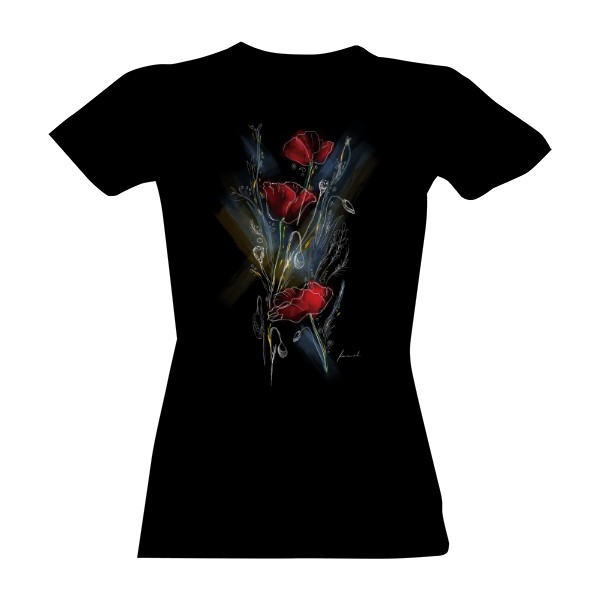 Tričko s potiskem  Poppies