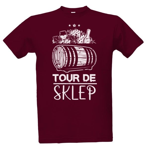 Tričko s potlačou Tour de sklep