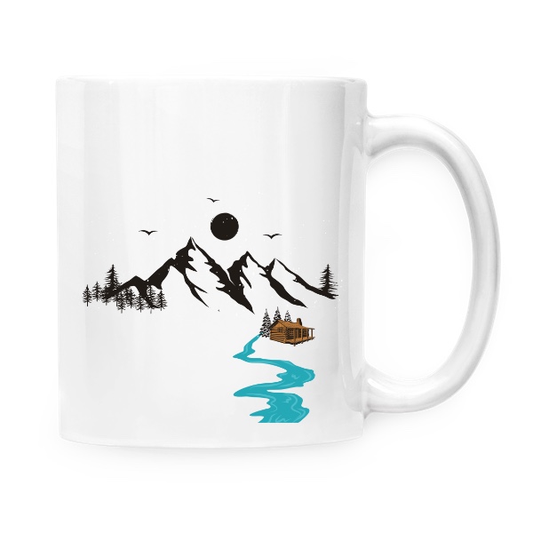 Turistické hory a řeka