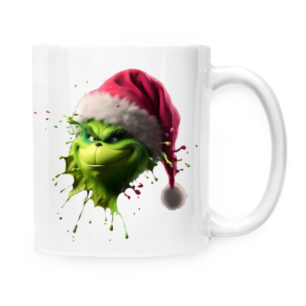 Vánoční Grinch rozprsklý
