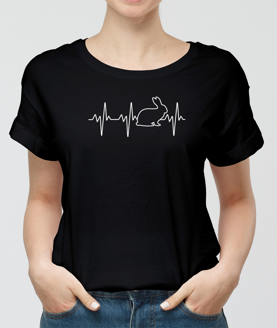 Tričko s potlačou Veľká noc tričko zajac srdcový tep