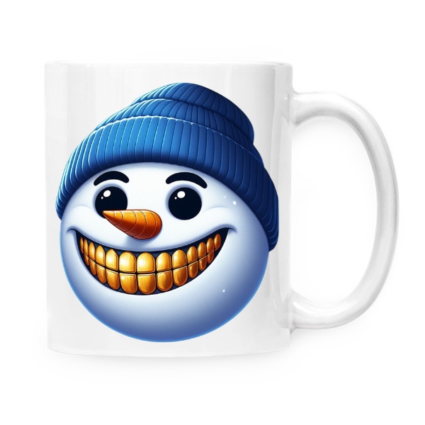 Vysmátý sněhulák